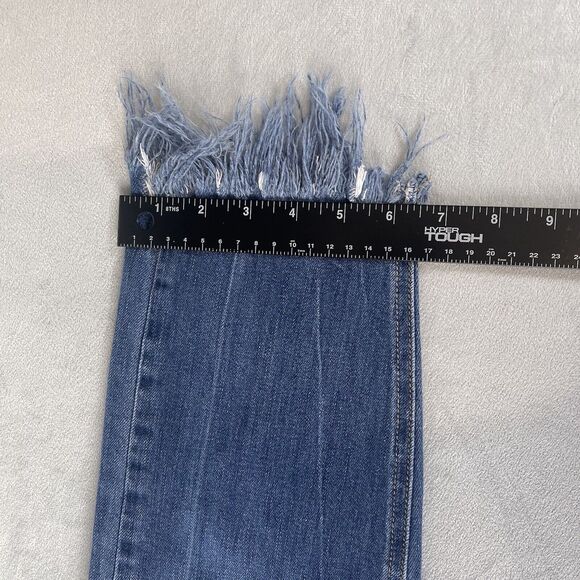 Joe’s Jeans ex-lover boyfriend crop collector’s Sz 27 Distressed boho raw hem - Picture 12 of 14